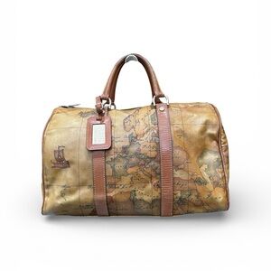 Alviero Martini 1ª Classe Geo Map Duffel Bag – Made in Italy